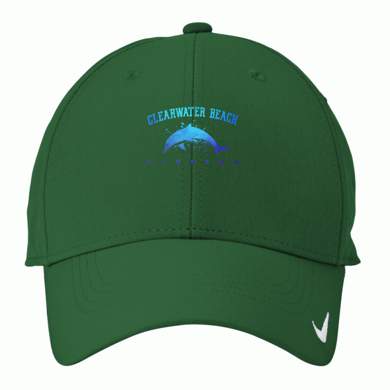 Clearwater Beach Florida Dolphin Lover Scuba Diving Vacation Nike Dri-FIT Cap by FrancesTiffany | Artistshot