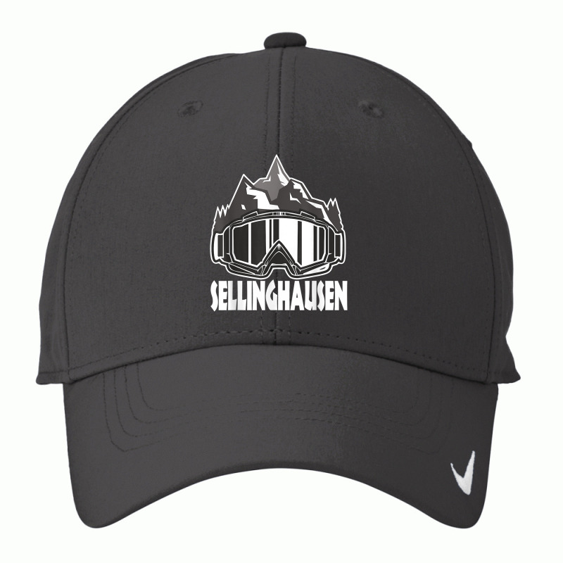 Sellinghausen Winter Sport Design Skier Snowboard Nike Dri-FIT Cap by Tees | Artistshot