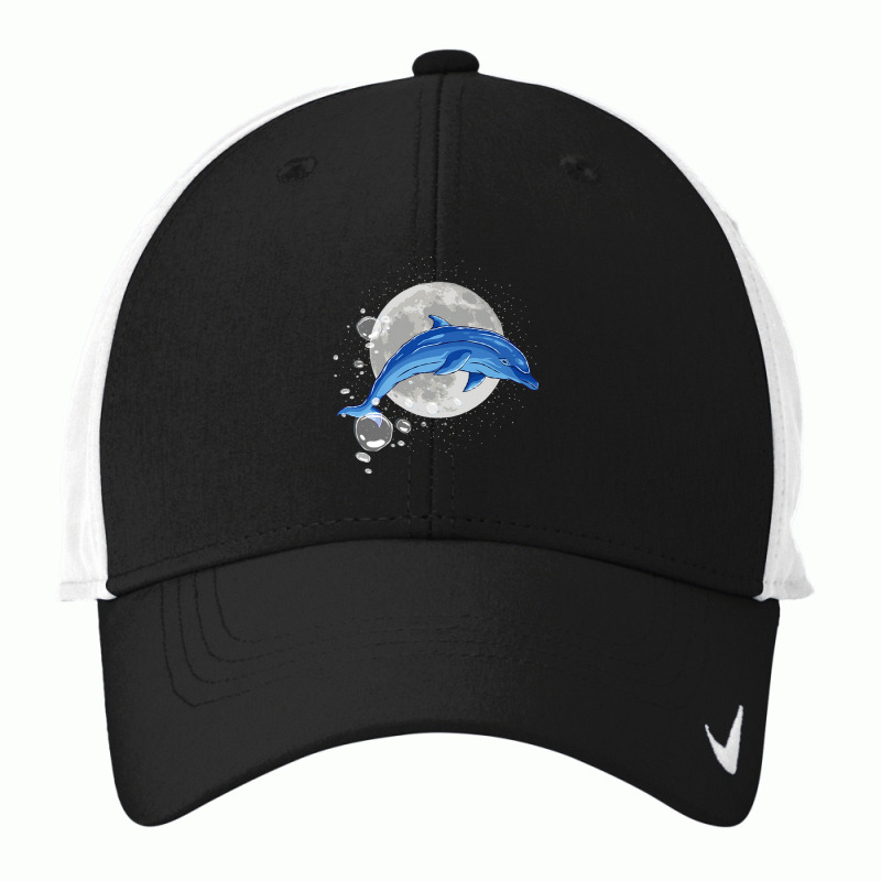 Dolphins Astronomy Mammal Animals Marine Biologists Dolphin Premium T Nike Dri-FIT Cap by cm-arts | Artistshot