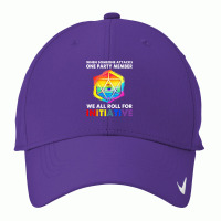 Lgbt Pride Rainbow We All Roll For Initiative Lgbt 396 Gay Lgbtq Nike Dri-fit Cap | Artistshot