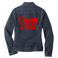 #reverend Horton Heat Triot Ladies Denim Jacket | Artistshot