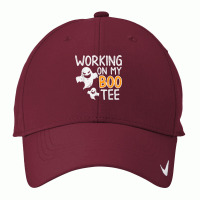 Working On My Boo Tee Funny Halloween Costume Men Women Gym T Shirt Nike Dri-fit Cap | Artistshot