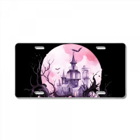 Pumpkin Halloween Spooky Night License Plate | Artistshot