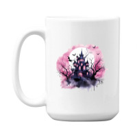 Pink Halloween Day 15 Oz Coffee Mug | Artistshot