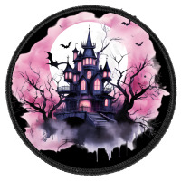 Pink Halloween Day Round Patch | Artistshot