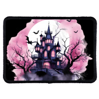 Pink Halloween Day Rectangle Patch | Artistshot