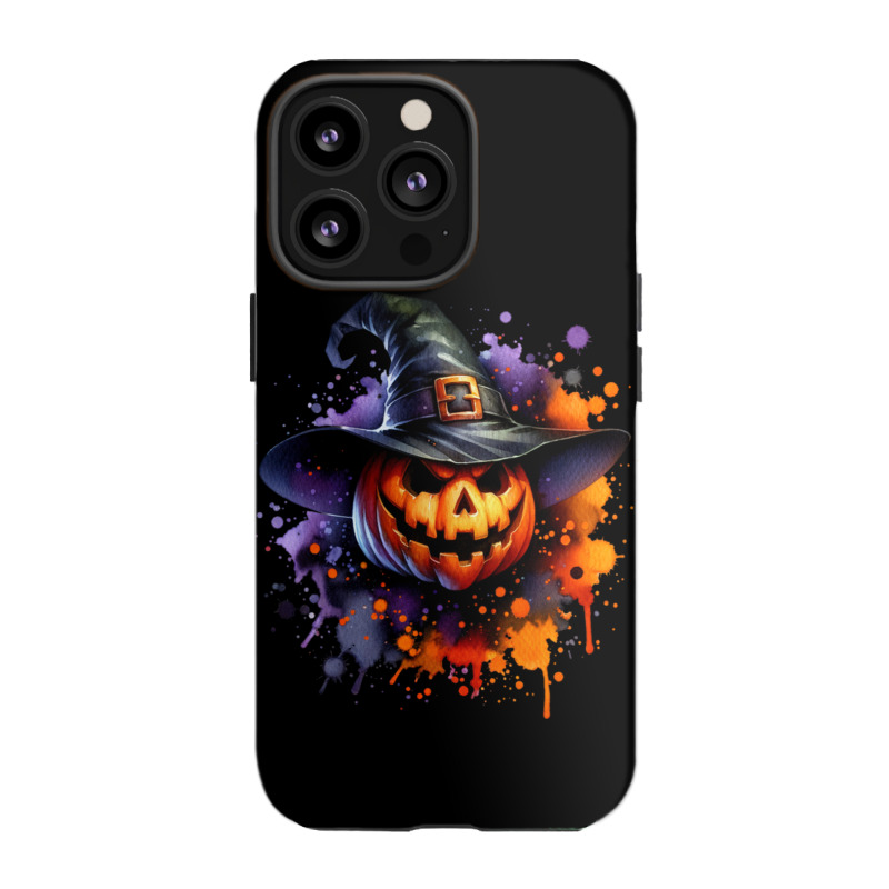 Halloween Witch Pumpkin iPhone 13 Pro Case by risedesignid | Artistshot