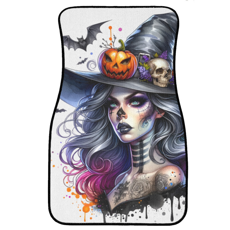 Witch Halloween Day Front Car Mat by risedesignid | Artistshot