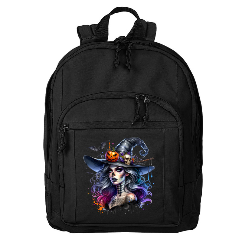 Witch Halloween Day Basic Backpack by risedesignid | Artistshot