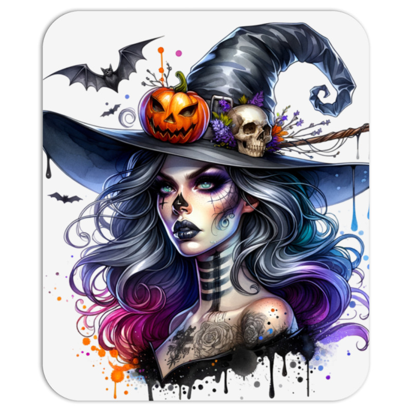 Witch Halloween Day Mousepad by risedesignid | Artistshot