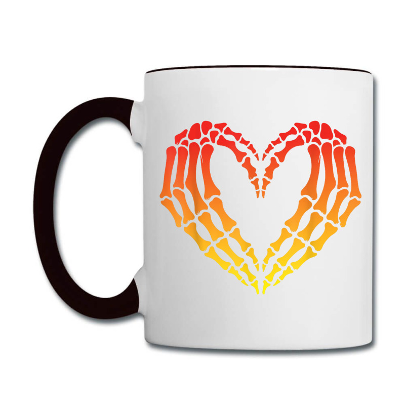 Funny Skeleton Heart Halloween Love Coffee Mug by ERNESTO GUANCIA | Artistshot