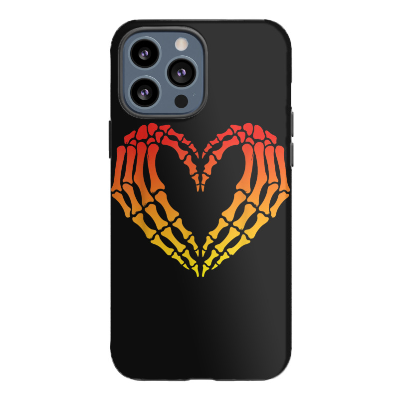 Funny Skeleton Heart Halloween Love iPhone 13 Pro Max Case by ERNESTO GUANCIA | Artistshot