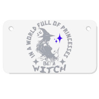 Be A Witch Motorcycle License Plate | Artistshot