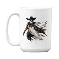 Halloween Day - Cow Boy Funny Skull 15 Oz Coffee Mug | Artistshot