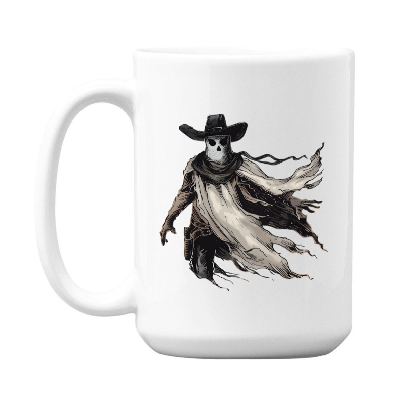 Halloween Day - Cow Boy Funny Skull 15 Oz Coffee Mug by risedesignid | Artistshot