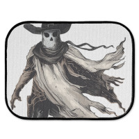 Halloween Day - Cow Boy Funny Skull Rear Car Mat | Artistshot