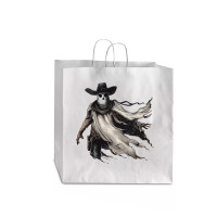 Halloween Day - Cow Boy Funny Skull Jumbo Paper Bag - 18 X 7 X 18 3/4 | Artistshot