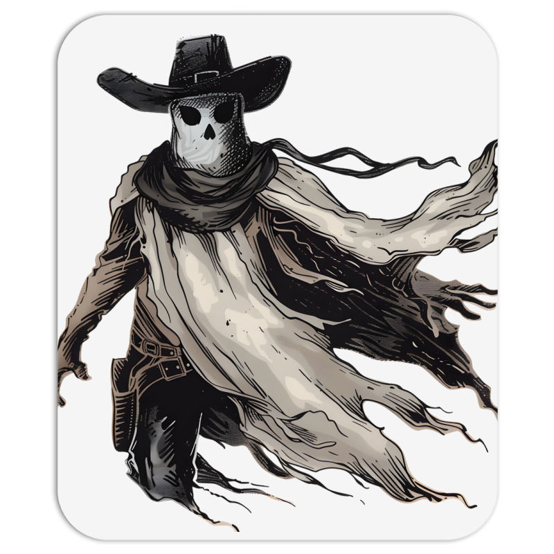 Halloween Day - Cow Boy Funny Skull Mousepad by risedesignid | Artistshot