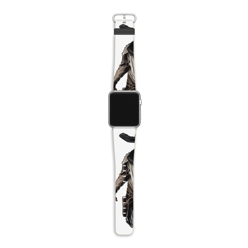 Halloween Day - Cow Boy Funny Skull Apple Watch Band by risedesignid | Artistshot