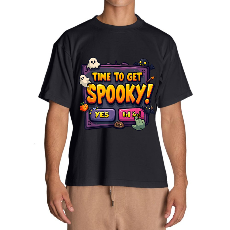 Time To Get Spooky! Yes Hell Yes Urban Heavy T-shirt by ERNESTO GUANCIA | Artistshot