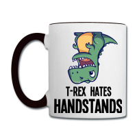 T Rex Hates Handstands Coffee Mug | Artistshot