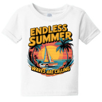 Waves Are Calling 3 Baby Tee | Artistshot