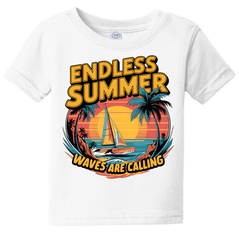 Waves Are Calling 3 Baby Tee by ArtMikailah | Artistshot