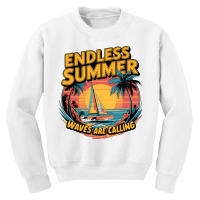 Waves Are Calling 3 Youth Sweatshirt | Artistshot