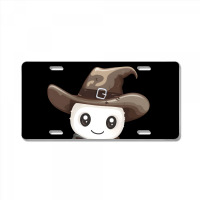 Cowboy Funny Pumpkin -halloween Day License Plate | Artistshot