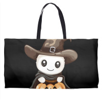 Cowboy Funny Pumpkin -halloween Day Weekender Totes | Artistshot