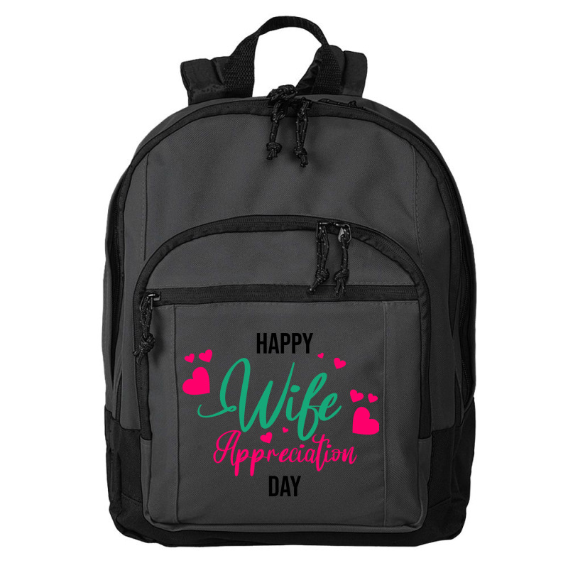 Wife Appreciation Day Basic Backpack by MV. DESIGN ART | Artistshot