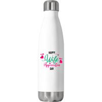 Wife Appreciation Day Stainless Steel Water Bottle | Artistshot