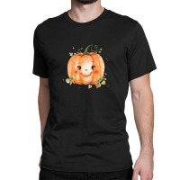 Pumpkin Cute Halloween Day Party Classic T-shirt | Artistshot