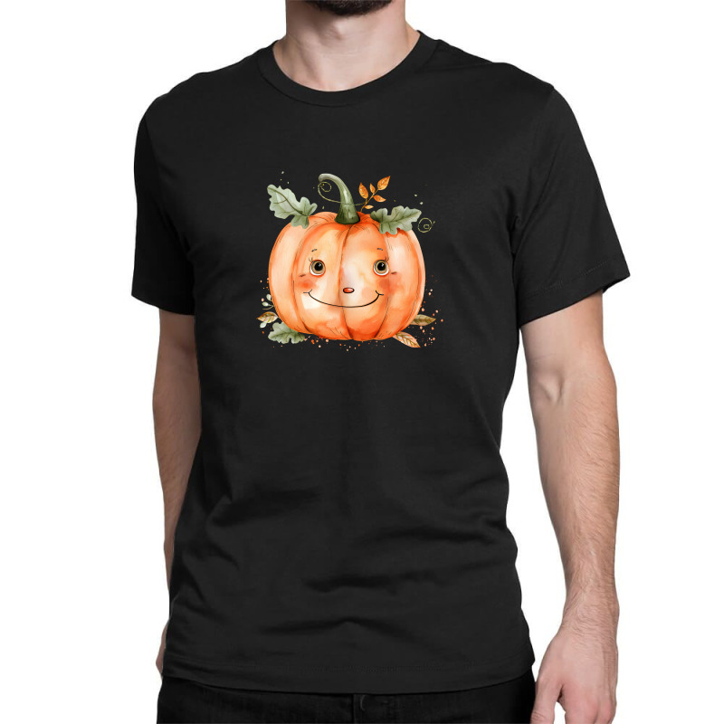 Pumpkin Halloween Day Cute Classic T-shirt by risedesignid | Artistshot