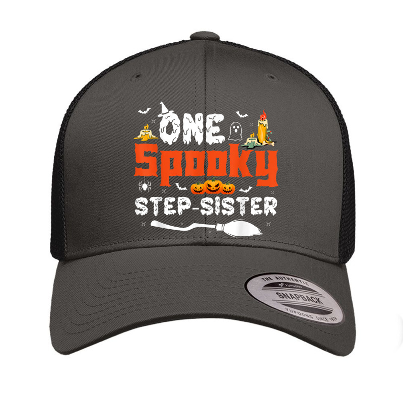 One Spooky Step Sister Family Halloween Costume Retro Trucker Cap by Fashonus | Artistshot