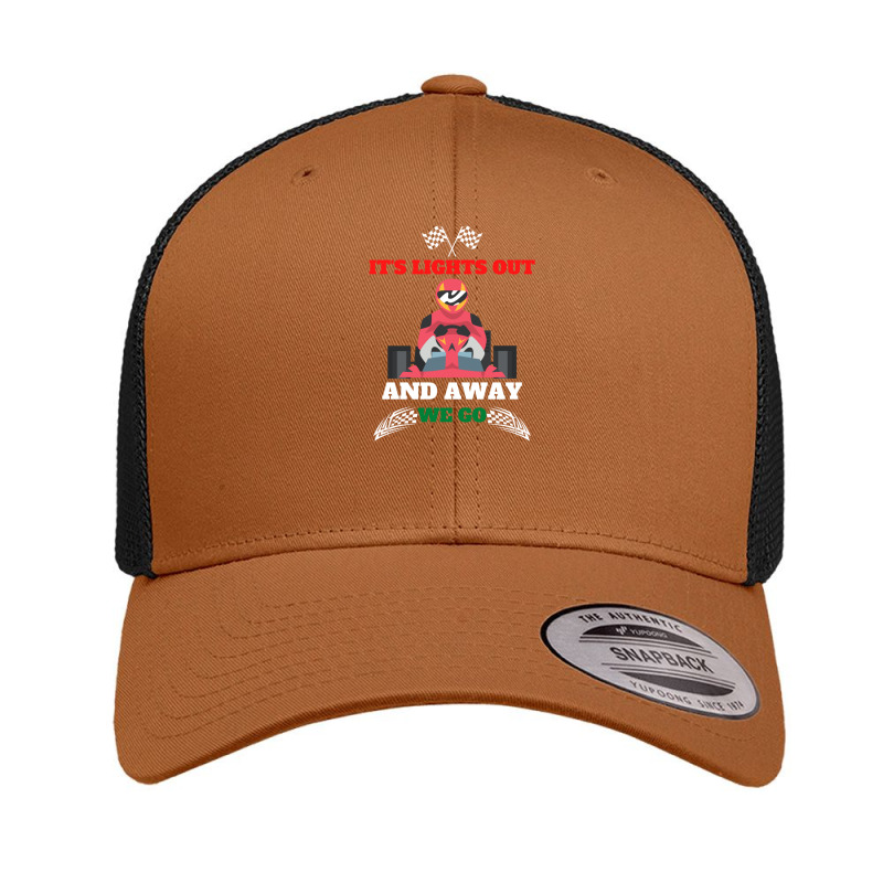 It's Lights Out And Away We Go Classic Design Retro Trucker Cap by DawnBee | Artistshot