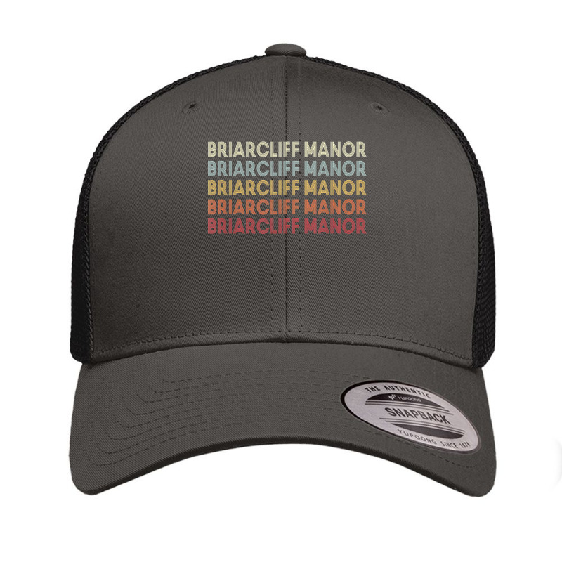 Briarcliff Manor New York Briarcliff Manor Ny Retro Vintage T Shirt Retro Trucker Cap by alishia3asa | Artistshot