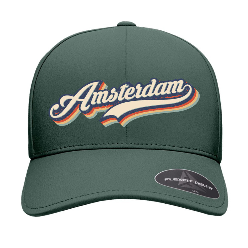 I Love Amsterdam City Usa Retro Vintage Seamless Cap by HydraAntBoxing | Artistshot