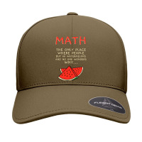 Math And Watermelons Mathematics Calculation Numbers Seamless Cap | Artistshot