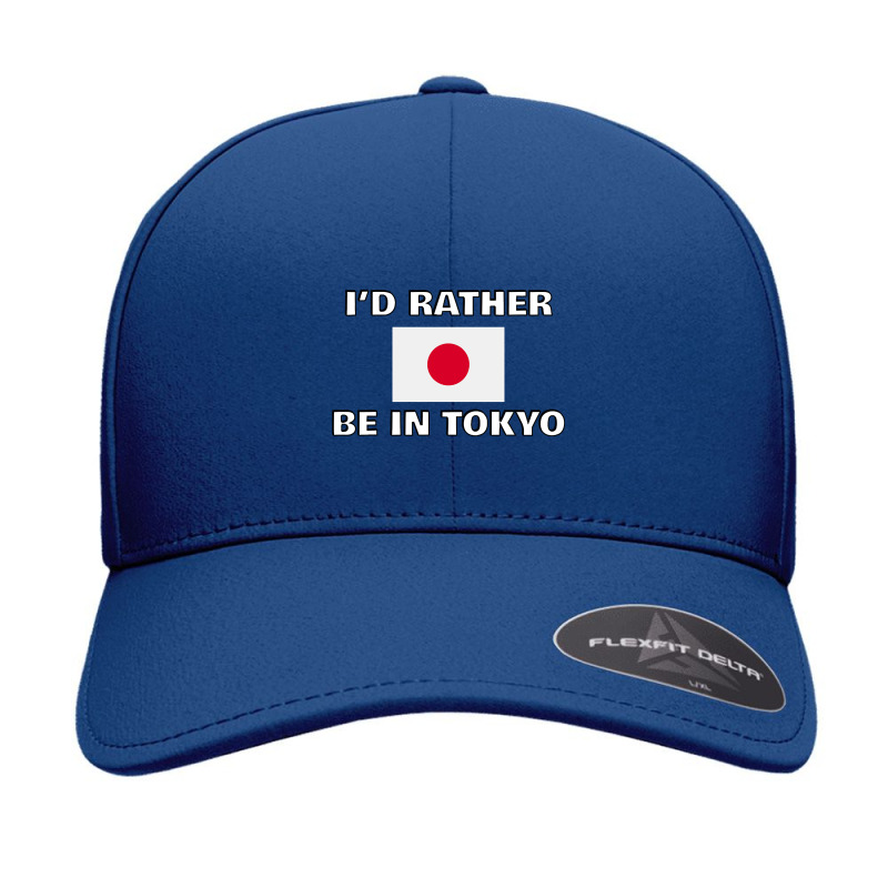 Id Rather Be In Tokyo Japan Flag Seamless Cap | Artistshot