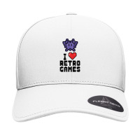 I Love Retro Games Arcade Gamer 1 Seamless Cap | Artistshot