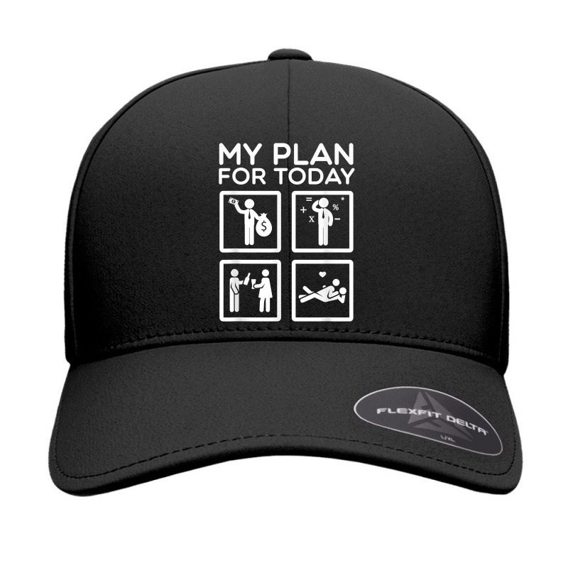 Accounting Tax Consultant Numbers Fiscal My Plan For Today T Shirt Seamless Cap | Artistshot