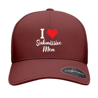 I Love Submissive Men Seamless Cap | Artistshot