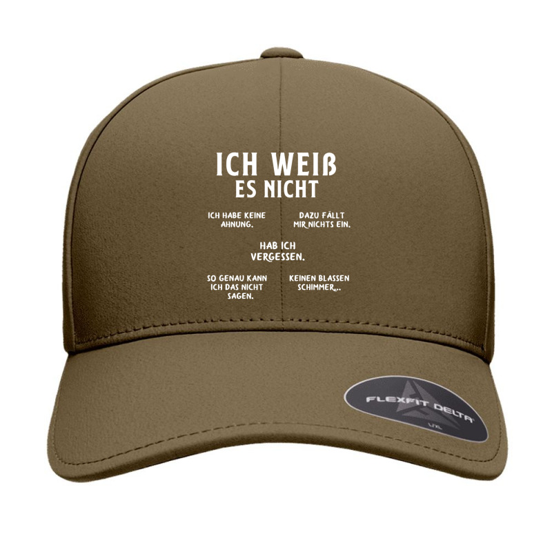 Ich Weiss Es Nicht German Student German Speakers Seamless Cap | Artistshot