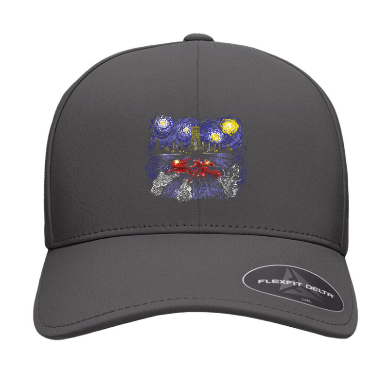 Starry Neo Tokyo Seamless Cap by laughingtuy | Artistshot