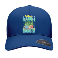 Future Marine Biologist Ocean Life Marine Biology Student Seamless Cap | Artistshot