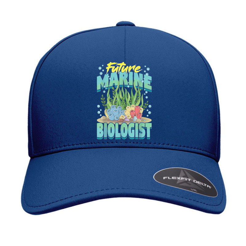 Future Marine Biologist Ocean Life Marine Biology Student Seamless Cap | Artistshot