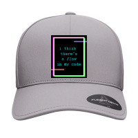 Flaw In My Code Seamless Cap | Artistshot