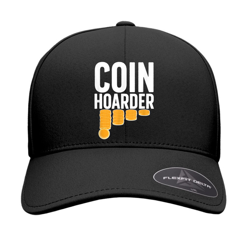 Coin Harder Coin Collector Numismatist Coin Collecting T Shirt Seamless Cap by cm-arts | Artistshot