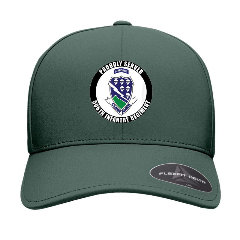 Proudly Served 506th Infantry Regiment Airborne Army Veteran Seamless Cap by cm-arts | Artistshot